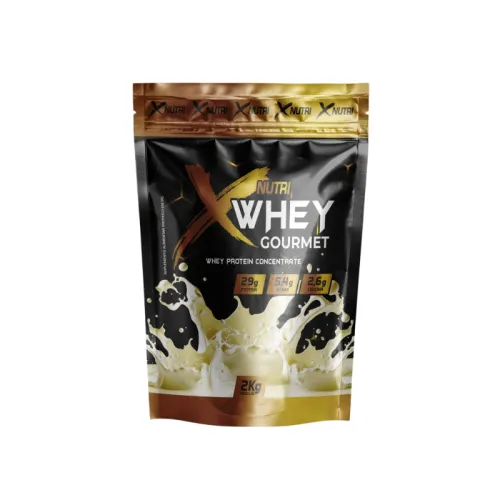 Whey Protein Gourmet Isolado 29G Proteina X-Nutri Refil 2Kg