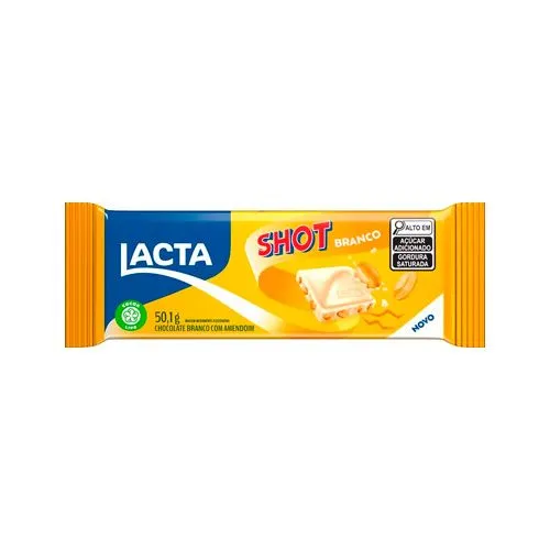 Barra De Chocolate Lacta Shot 50,1G